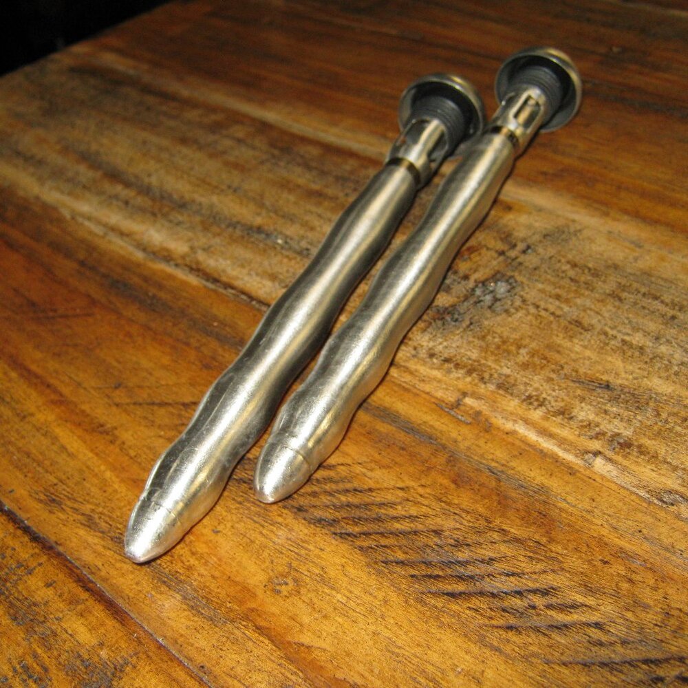 Chillsner Brand Wine Corkcicles - Set of 2.  Stainless.  Like New.